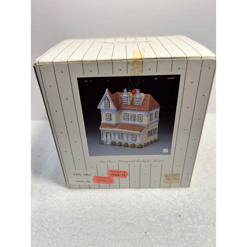 Karen Carson Creations‎ Martha's Vineyard Tealight House MV65001 Ceramic Cottage - Picture 3 of 6